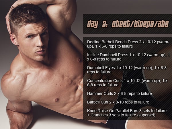 Steve Cook's Workout Routine - Day 2