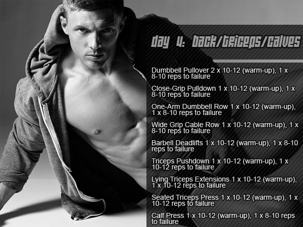 Steve Cook's Workout Routine - Day 4