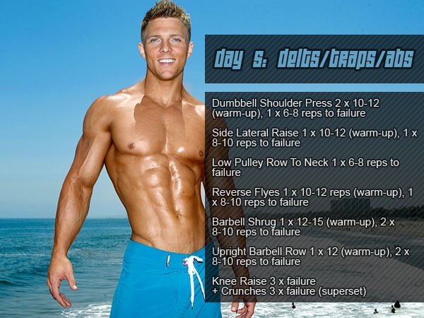 Steve Cook's Workout Routine - Day 5