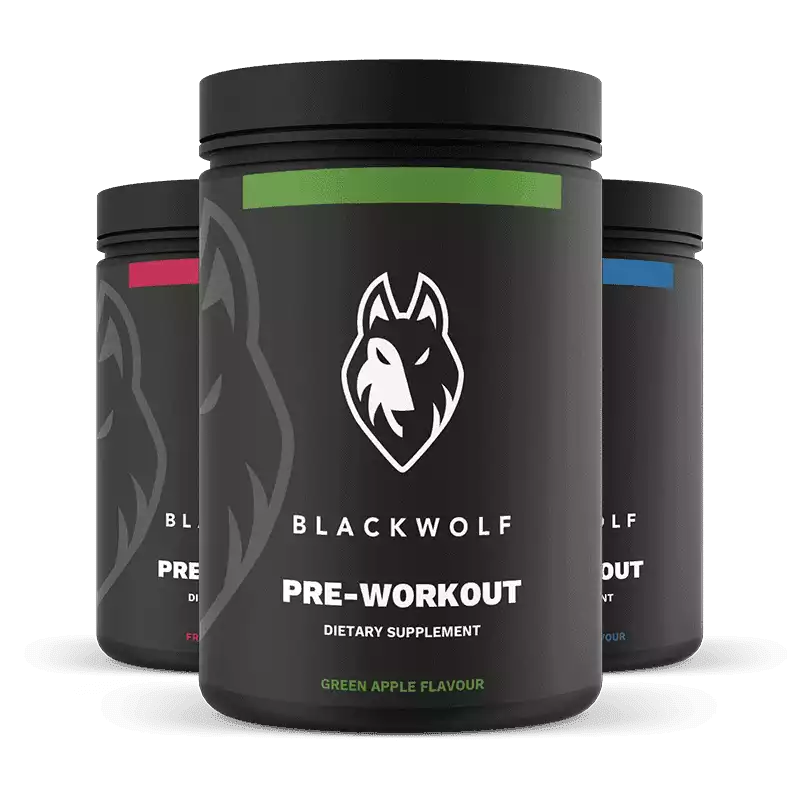 BlackWolf Pre-Workout Formula (22 Servings)