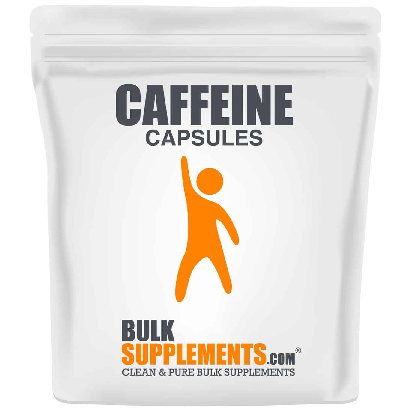BulkSupplements Caffeine Capsules (100 Gelatin Capsules)
