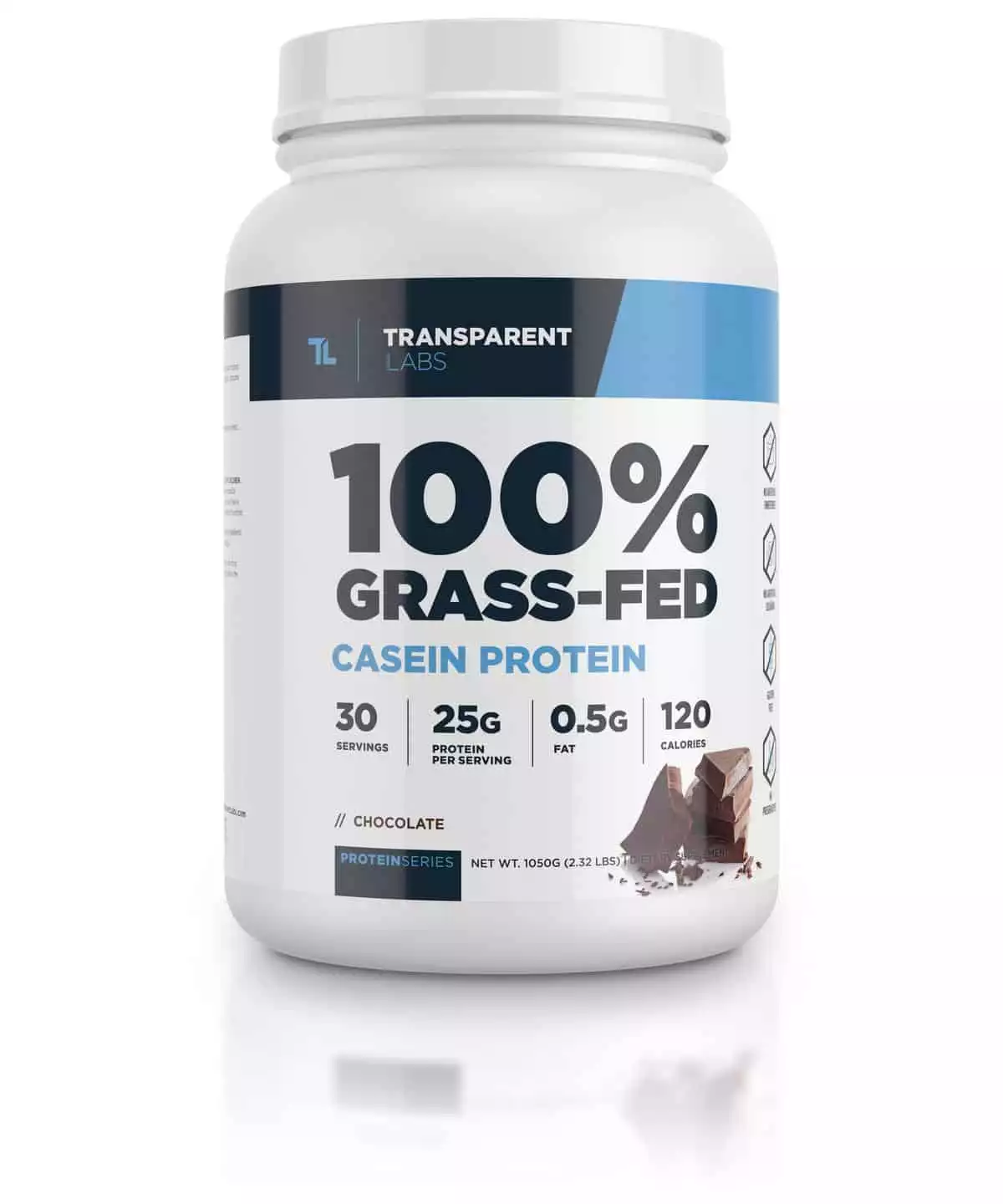 Transparent Labs 100% Grass-Fed Casein Protein