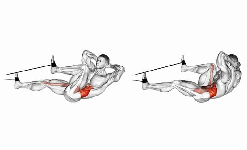 Best Lower Ab Exercises - Bicycle Crunches