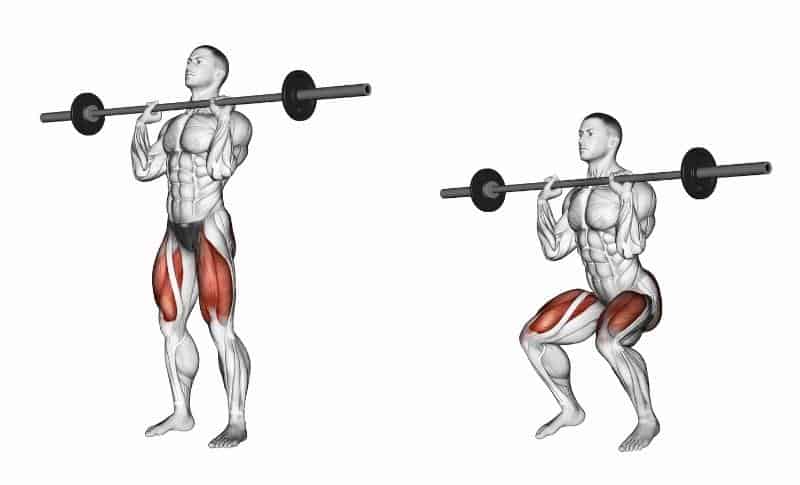 Best Lower Body Exercises - Barbell Front Squats