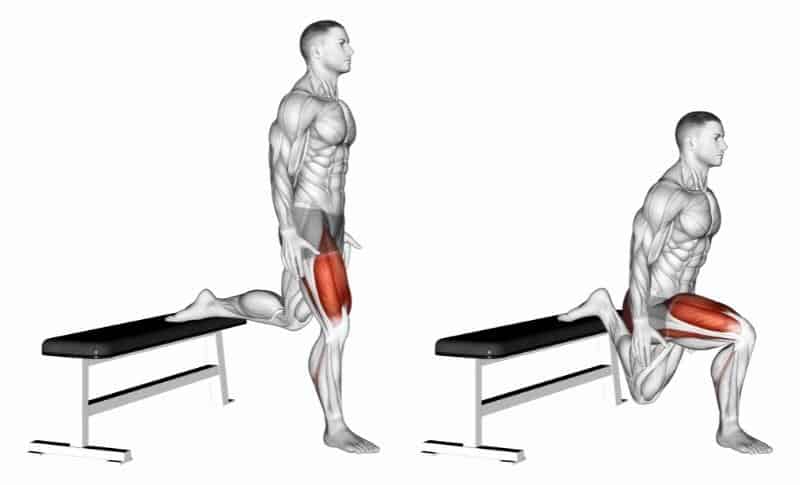 Best Lower Body Exercises - Bulgarian Split Squats