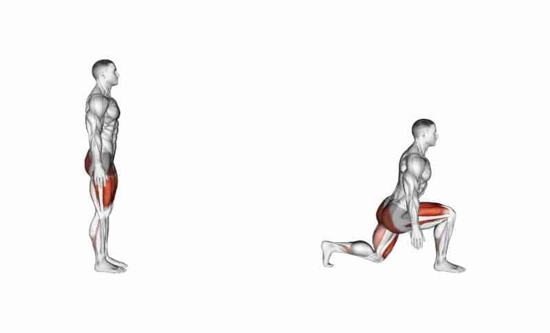 Best Mobility Exercises - Forward Lunges With Rotation