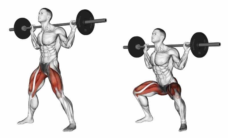 Best Quad Exercises - Back Squats