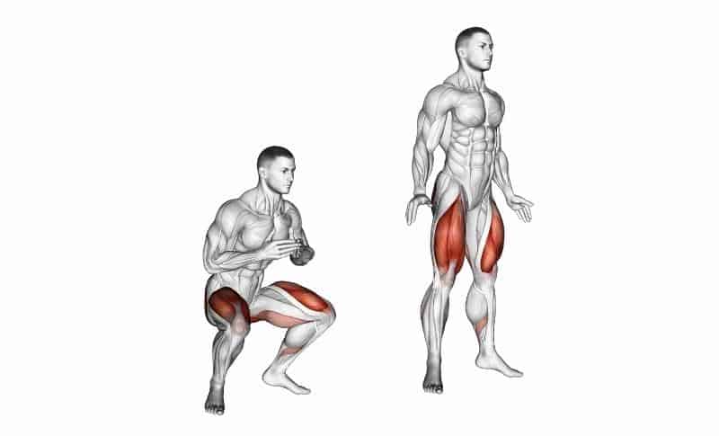 Best Quad Exercises - Bodyweight Squats