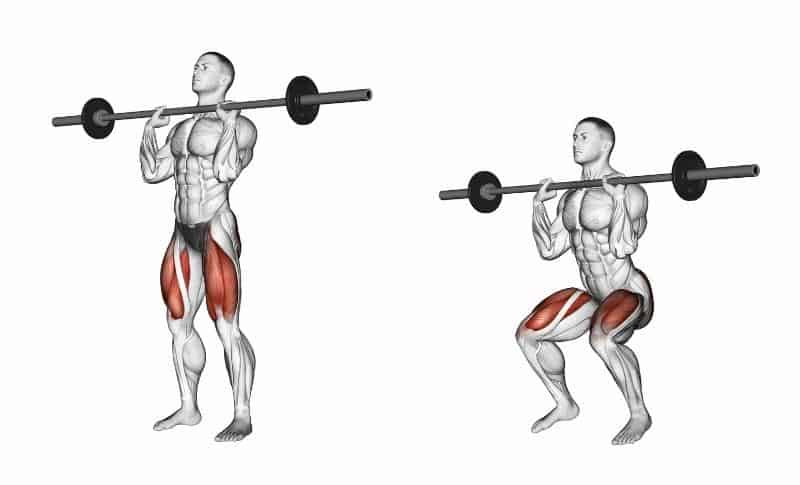 Best Quad Exercises - Front Squats