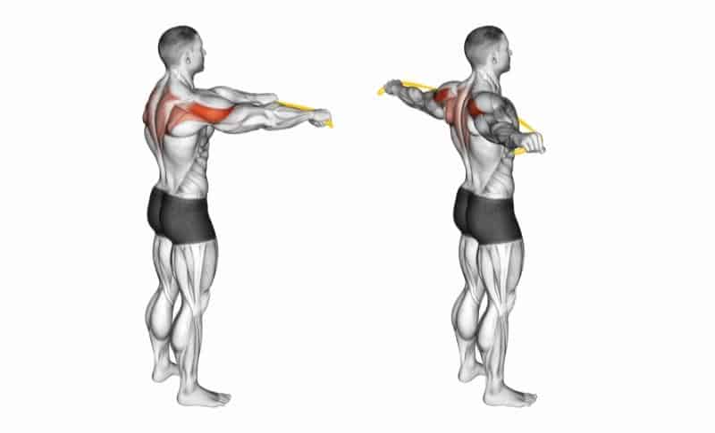 Best Scapular Exercises - Banded Pull Aparts