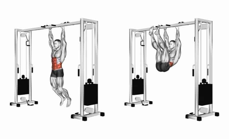 Best Upper Body Exercises - Hanging Leg Raises