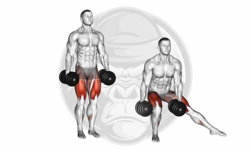 Best Glute Exercises - Lateral Lunges