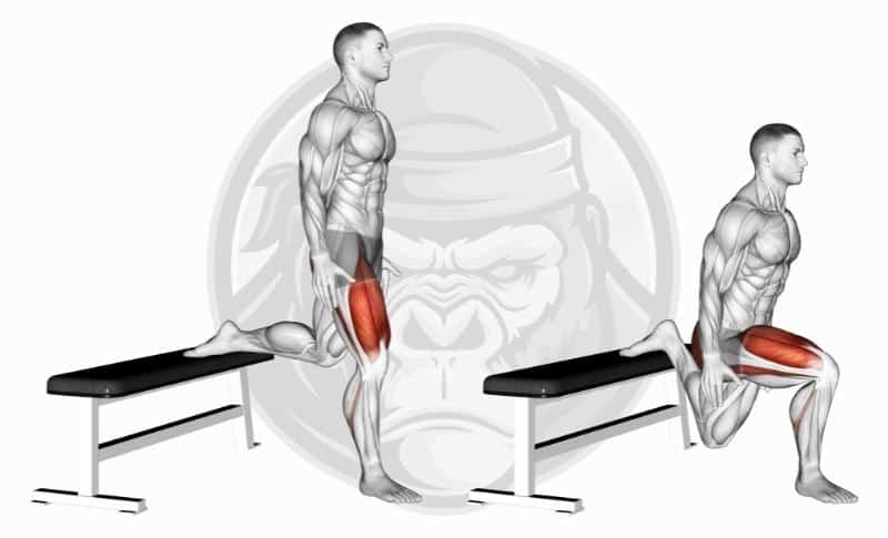 Best Leg Exercises - Bulgarian Split Squats