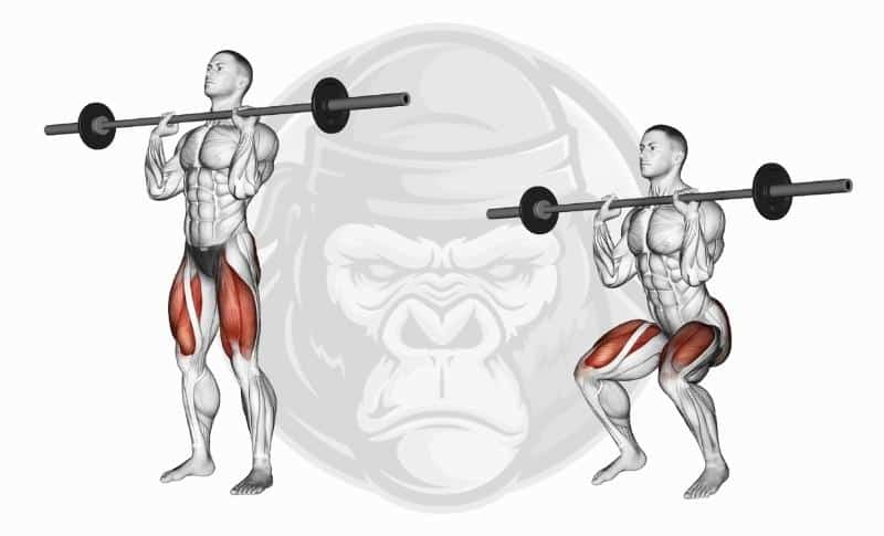 Best Weighted Bar Exercises - Front Squats