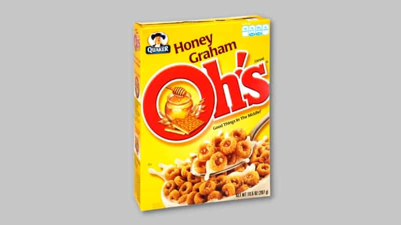 Unhealthiest-Cereals-Quaker-Honey-Graham-Ohs