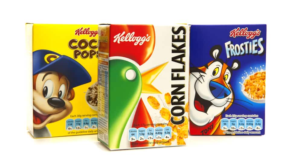 Most Popular Snacks - Kelloggs Cereal