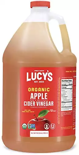 Lucy's Organic Apple Cider Vinegar (252 Servings)