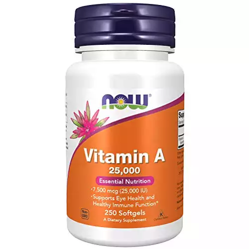 NOW Foods Vitamin A (250 Servings)