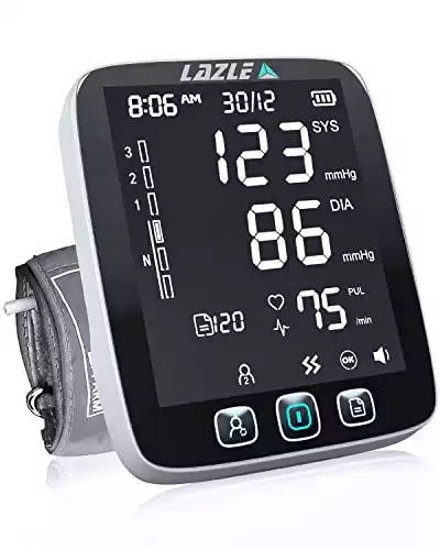Lazle Upper Arm Blood Pressure Monitor