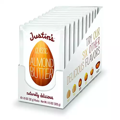 Justin's Classic Almond Butter Squeeze Packs (10 Servings)