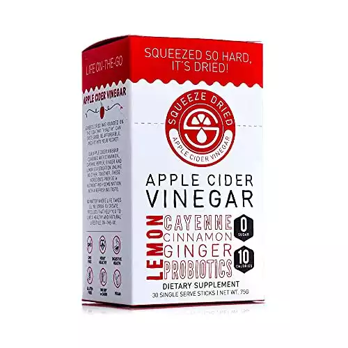 Squeeze Dried Apple Cider Vinegar (30 Servings)