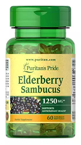 Puritan's Pride Elderberry Sambucus