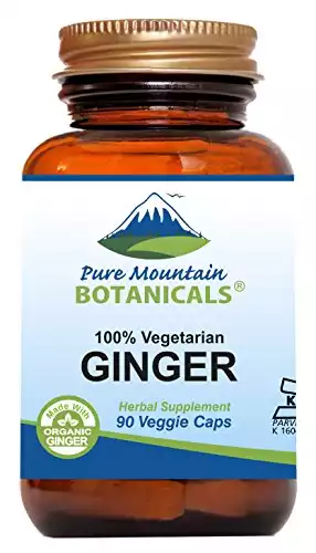 Pure Mountain Botanicals Ginger Capsules (45 Servings)