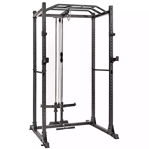 Power Cage with LAT Pulldown 1200-Pound Capacity Power Rack