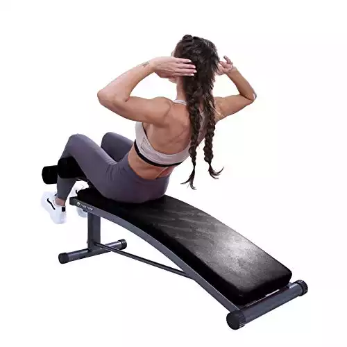 Finer Form Sit Up Bench with Reverse Crunch Handle