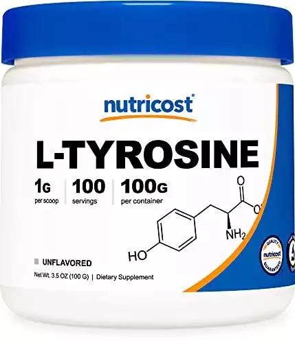 Nutricost L-Tyrosine (100 Servings)