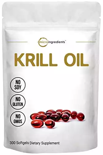Micro Ingredients Krill Oil (150 Servings)