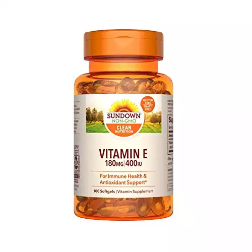 Sundown Naturals Vitamin E Softgels (100 Servings)