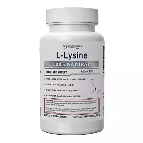Superior Labs L-Lysine (120 Servings)