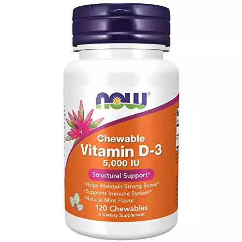 NOW Foods Vitamin D-3 (120 Servings)