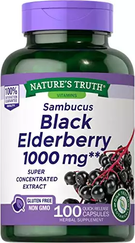 Nature's Truth Black Elderberry Capsules