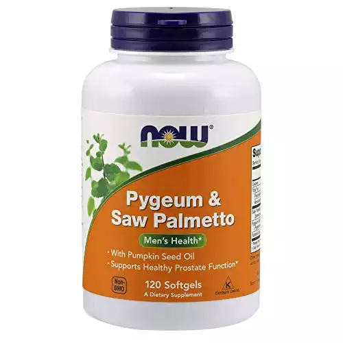 NOW Supplements Pygeum & Saw Palmetto