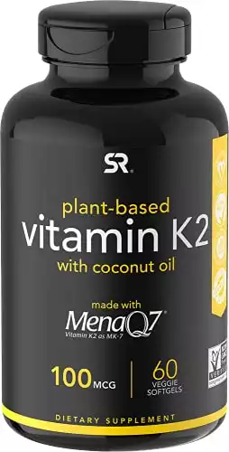 Sports Research Vitamin K2 with Coconut Oil