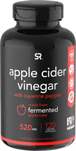 Sports Research Apple Cider Vinegar Pills (120 Servings)