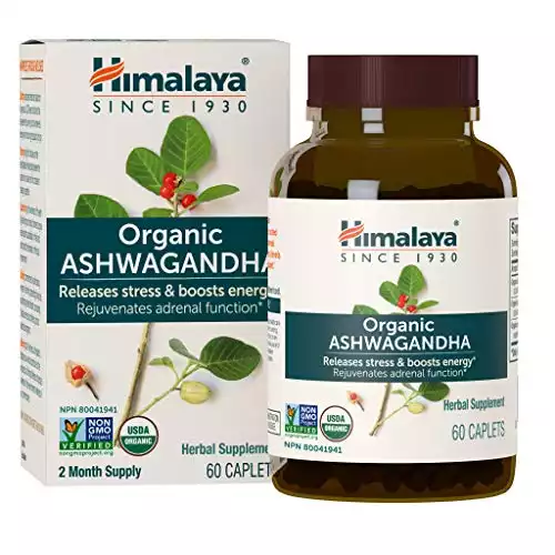 Himalaya Organic Ashwagandha (60 Caplets)