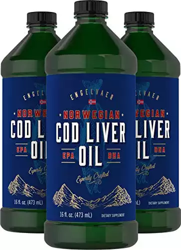 Carlyle Norwegian Cod Liver Oil (95 Servings)