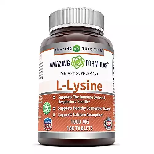 Amazing Nutrition L-Lysine (180 Servings)