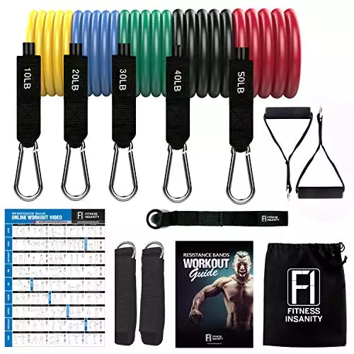 Fitness Insanity Resistance Bands