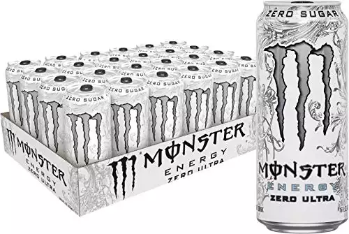 Monster Energy Zero Ultra, 16 Ounce (Pack of 24)