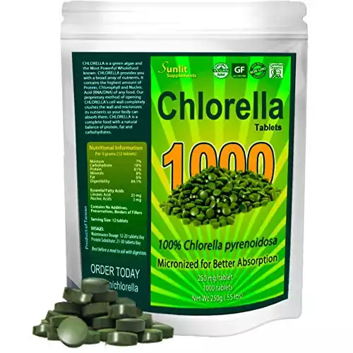 Sunlit Best Green Organics Chlorella Tablets