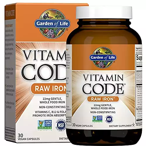 Garden of Life Vitamin Code Raw Iron (30 Servings)
