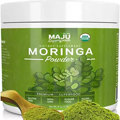MAJU Superfoods Organic Moringa Powder