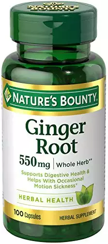 Nature's Bounty Ginger Root Pills (100 Servings)
