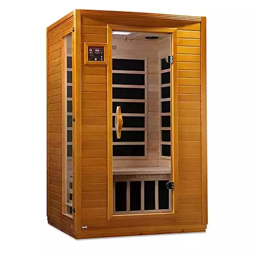 Dynamic Golden Designs Andora 2 Person Dry Heat Home Sauna