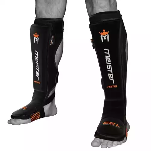 Meister Edge Leather Instep Shin Guards