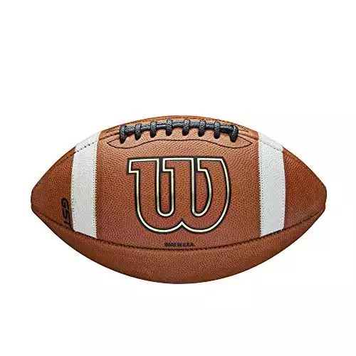 Wilson GST Leather Game Official Football